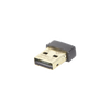 Mini Adaptador USB inalámbrico doble banda AC 600 Mbps, antena onmidireccional.
