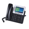 Teléfono IP Empresarial para 4 líneas. Puede agregar hasta 160 BLF (teclas de marcación rápida) con cuatro GXP2200EXT