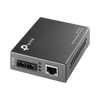 Convertidor Multimedia Mono-modo, 1 puerto RJ45 10/100 Mbps, conector de fibra SC, hasta 20 km